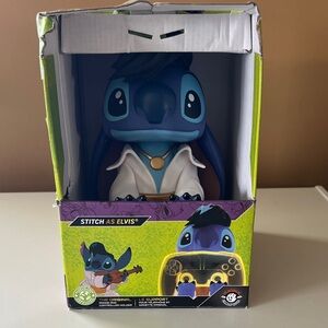 Disney Stitch Elvis Figurine Controller Holder in Blue and White
